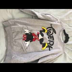 Twerking Minnie Mouse crewneck